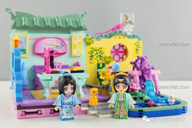 Bộ lắp ghép QMAN 3017, hoàn thiện phần khung và chi tiết nội thất