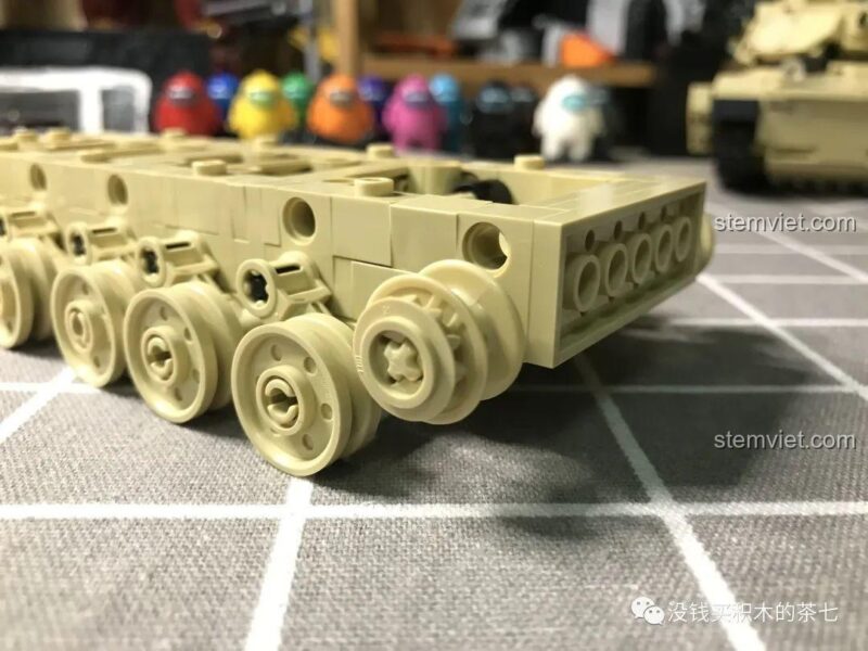Động cơ JIAZHI SY 0105 Xe Tăng Challenger 2, bộ lắp ghép xe tăng chiến đấu chủ lực, mô phỏng chi tiết, đồ chơi phát triển trí tuệ.