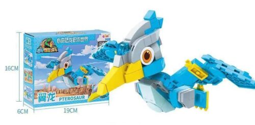 Bộ đồ chơi EAKI NBXJ1006 Chiến xa Bạo Long: Pterosaur 129 mảnh ghép cho bé trai 6 tuổi