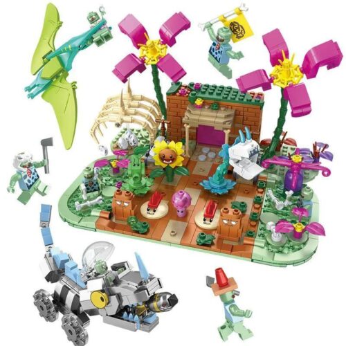 bộ lắp ghép Đại Chiến Thực Vật Elephant JX90141, đồ chơi lắp ráp Plants vs Zombies cho bé trai 5 tuổi, giá tốt