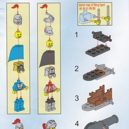 Xe Pháo Tranh Đoạt Hiệp Sĩ Enlighten 1012 hướng dẫn lắp ghép PDF gốc