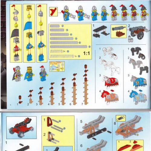 Sách Hướng Dẫn Lắp Ráp Lâu Đài Sư Tử Enlighten 1023 Lâu đài Trung Cổ PDF gốc chất lượng cao
