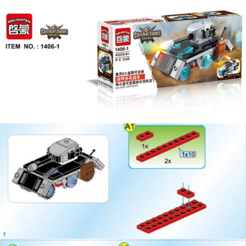 Hàng không mẫu hạm hạt nhân Enlighten 1406-7 - Hướng dẫn lắp ráp Enlighten 1406 7 Hàng không mẫu hạm hạt nhân