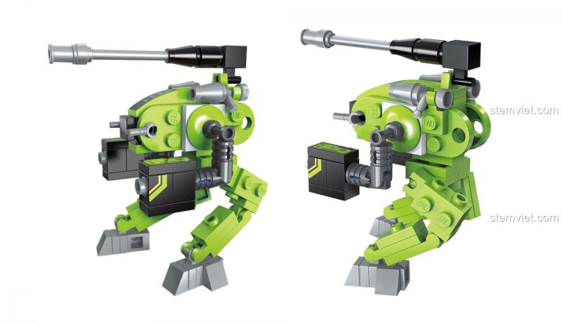 Các góc nhìn của Robot Biến Hình Cao Năng Pháo Đài Enlighten 1802-3, đồ chơi mô hình chất lượng cao.