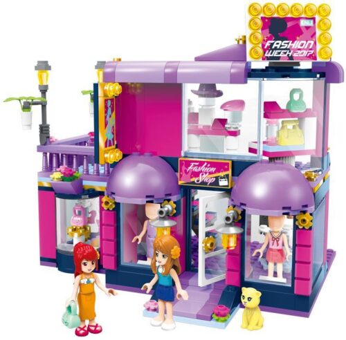 Bộ lắp ghép Enlighten 2005 Cửa hàng thời trang Cherry của Shirley, đồ chơi mô hình Cửa hàng thời trang cho bé gái 6 tuổi, giá tốt