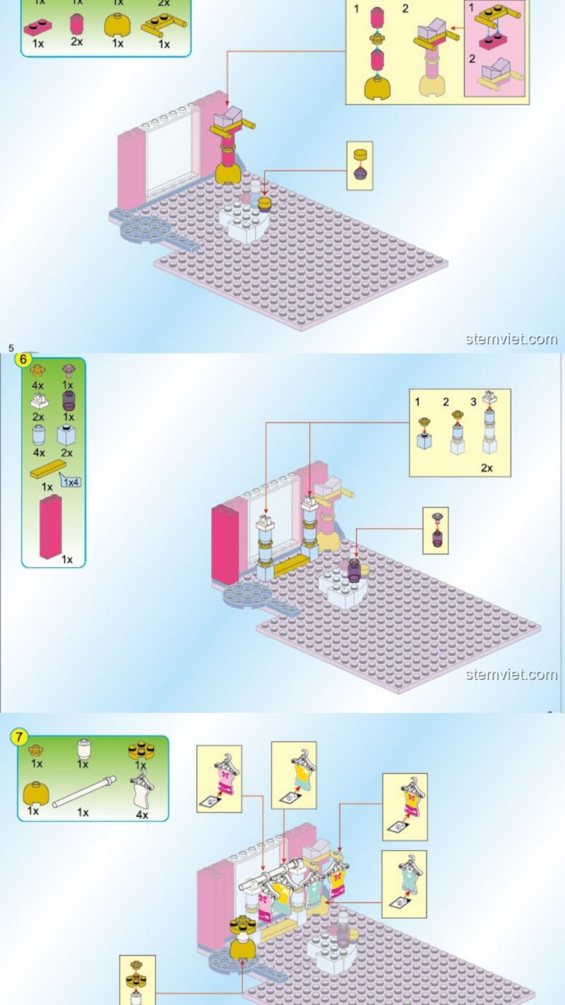 Tiệm thời trang Enlighten 2005 sách lắp ghép Enlighten 2005 Cửa hàng thời trang Cherry của Shirley