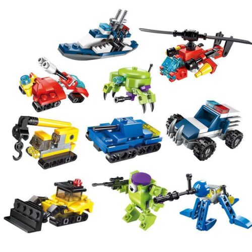 Bộ đồ chơi Robot biến hình Enlighten 2101-5, đồ chơi mô hình Robot biến hình QMAN, đồ chơi lắp ghép Đội tác chiến siêu biến hình Keeppley, phù hợp bé trai 6 tuổi, giá tốt.