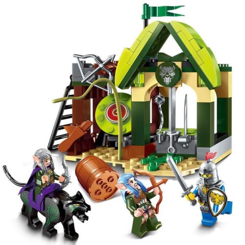 Bộ lắp ghép Trường Bắn Tinh Linh Enlighten 2301 cho bé trai 6 tuổi, đồ chơi mô hình lâu đài giá tốt