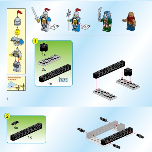 Đội Quân Vinh Quang: Xe Ném Đá Enlighten 2304 hướng dẫn lắp ráp Enlighten 04 Xe công thành