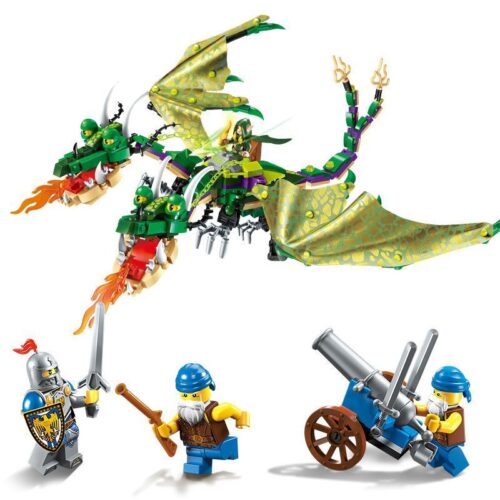 Bộ lắp ghép Enlighten 2311 Song Đầu Long Thức Tỉnh, đồ chơi lắp ráp Rồng Chiến Đấu chất lượng cao, giá tốt cho bé trai 6 tuổi.