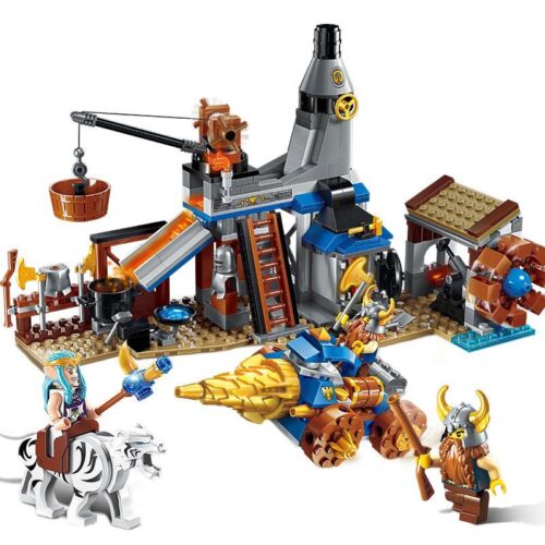 Bộ đồ chơi Lò rèn của người lùn Enlighten 2314 Cuộc Chiến Vinh Quang: Tấn Công Lò Rèn, mô hình 2 trong 1 cho bé trai 6 tuổi, giá rẻ
