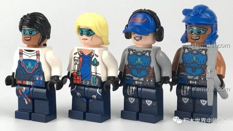 Minifigure Kim của Qman 410 Máy xúc khổng lồ, ảnh chụp review người dùng