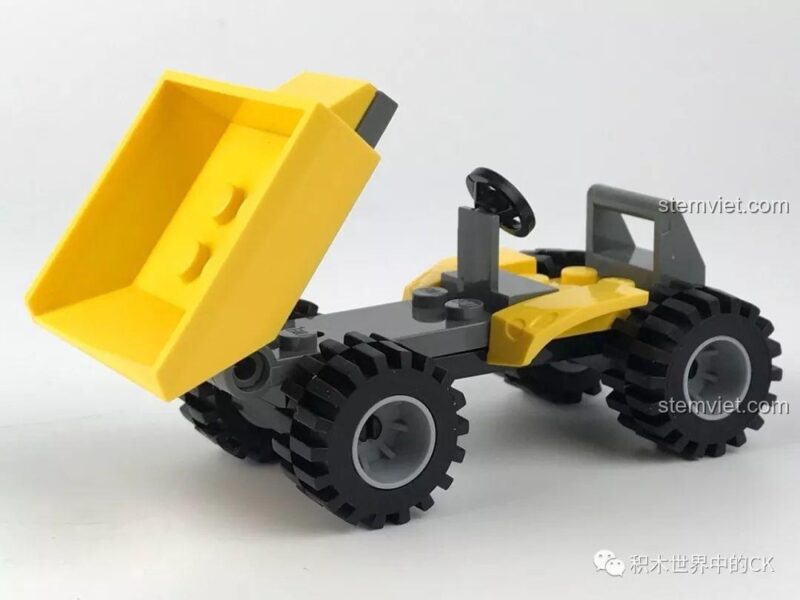 Xe vận chuyển khoáng sản mini của đồ chơi mô hình Xe khai thác tinh thể, ảnh chụp review người dùng