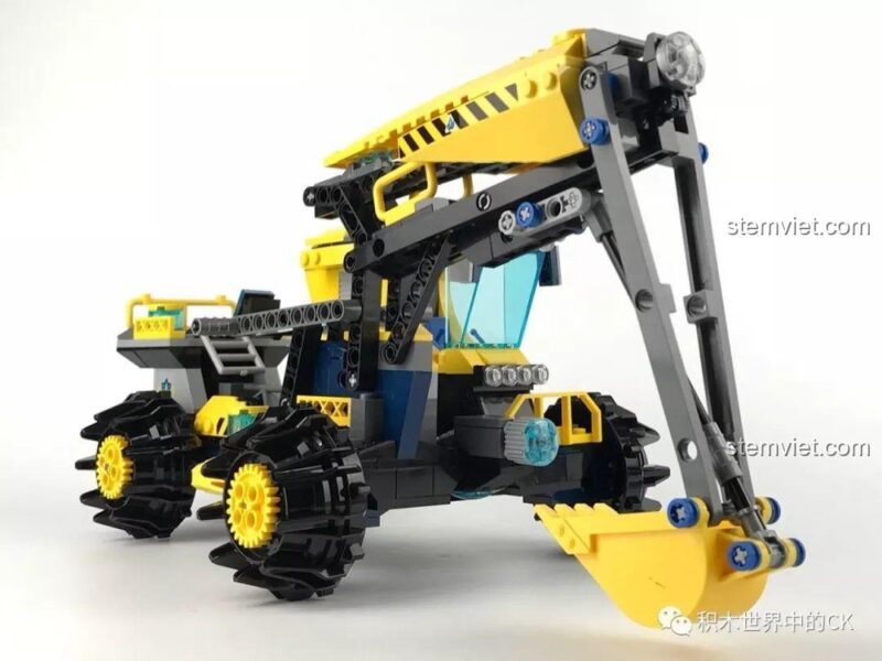 Mô hình hoàn chỉnh bộ lắp ghép Máy xúc khổng lồ, ảnh chụp review người dùng