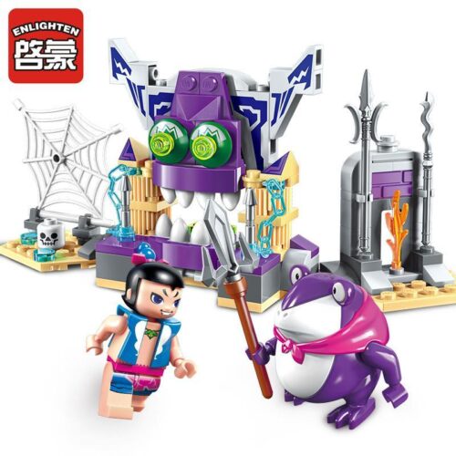 Bộ lắp ghép Enlighten 2501 Anh em Hồ Lô Đại Náo Yêu Động, tái hiện cảnh chiến đấu kinh điển, phù hợp bé trai 6 tuổi, giá tốt.