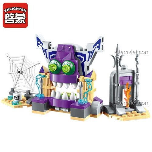 Đồ chơi mô hình Enlighten 2501 Hang yêu quái, chi tiết sắc nét, kích thích sáng tạo cho bé trai 6 tuổi.
