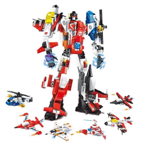 Bộ đồ chơi Robot Biến Hình 6 Trong 1 Thiên Khiển Giả Chiến Thần Enlighten QMAN 1405, đồ chơi lắp ráp Robot Destroyer Ares, bộ khối lắp ghép Robot Hợp Thể 6 Trong 1, đồ chơi mô hình Robot Chiến Đấu Biến Hình, phù hợp bé trai 6 tuổi, giá tốt.