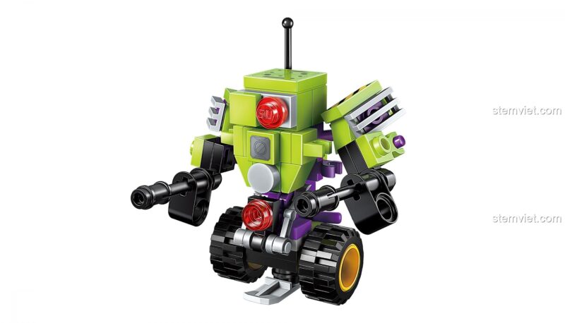 Mô hình Robot Biến Hình Chiến Binh Chống Tăng 1802-4 của Enlighten QMAN, đồ chơi mô hình Robot Hợp Thể, cho bé trai 6 tuổi