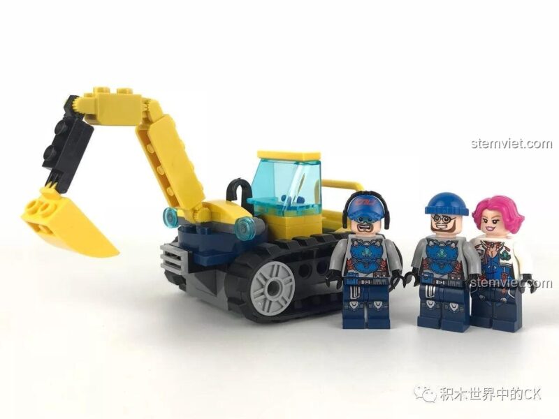 Mặt sau của các minifigures Máy bay vận tải Thunderbird 2408