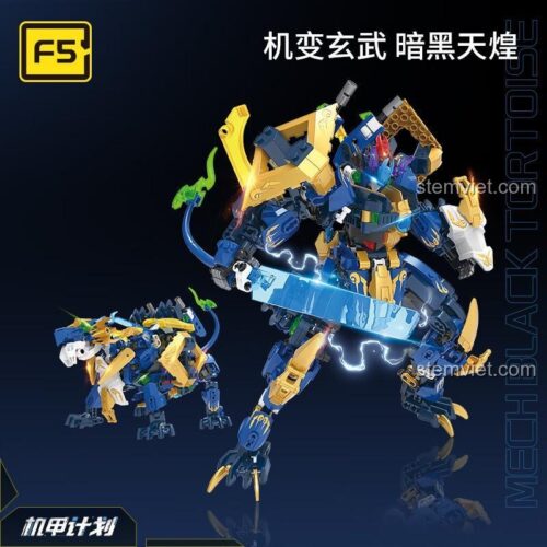 Mô hình đồ chơi lắp ráp Robot Mecha Huyền Vũ F5 F5-A0004 với thanh kiếm năng lượng, một món quà giá tốt cho bé trai 6 tuổi.