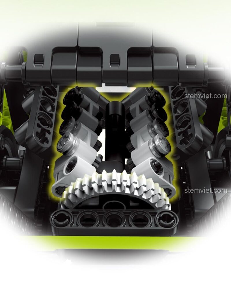 Cửa xe có thể mở của đồ chơi mô hình Feifan F10004 Siêu xe Mercedes-Benz AMG Green Demon