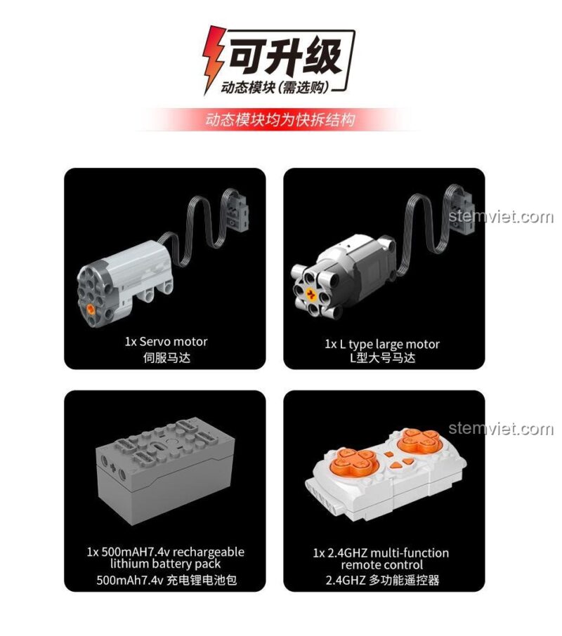 Module nâng cấp RC của bộ lắp ghép Feifan F10004 Siêu xe Mercedes-Benz AMG Green Demon