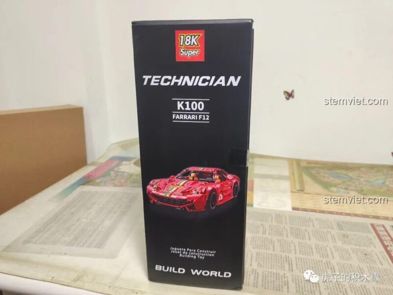 Ferrari F12 18K K100 với các bộ phận lắp ráp