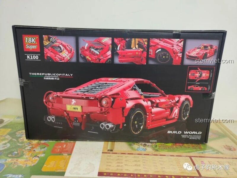 Ferrari F12 18K K100 phiên bản màu trắng