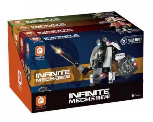 Bộ đồ chơi Robot Vô Hạn Cơ Giáp Forange FC1504, đồ chơi lắp ráp robot biến hình cho bé trai 6 tuổi, giá tốt
