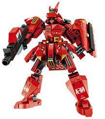 Bộ lắp ráp Robot chiến đấu Forange FC1524, mô hình mech đỏ ngầu với thiết kế giáp chi tiết và khớp nối linh hoạt, phù hợp bé trai 6 tuổi, giá tốt.