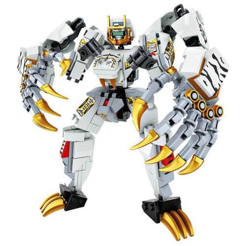 Bộ đồ chơi Robot Bạch Hổ Forange FC1526 chất lượng cao, mô hình cơ giáp ấn tượng cho con trai 6 tuổi, giá tốt.