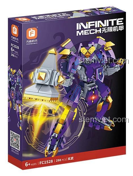 Hộp bộ lắp ghép Forange FC1528 Linh Thú Cơ Giáp Huyền Vũ, đồ chơi mô hình Cơ Giáp Huyền Vũ chất lượng cao, giá tiết kiệm.