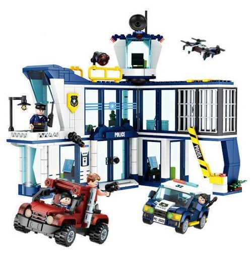 Bộ lắp ghép Forange FC3322 Đội Cảnh Vệ Sở Cảnh Sát, đồ chơi lắp ráp chất lượng cao cho bé trai 6 tuổi, phát triển tư duy sáng tạo.