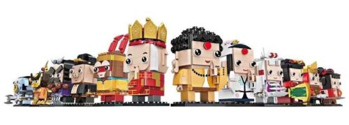 Bộ lắp ráp Forange FC8213 12 nhân vật Tây Du Ký phong cách BrickHeadz, đồ chơi mô hình cho bé trai và bé gái 6 tuổi, giá rẻ, giúp phát triển tư duy sáng tạo.