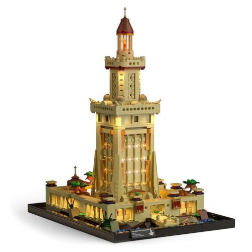 Mô hình Ngọn hải đăng Alexandria FunWhole F9008 lắp ráp hoàn chỉnh