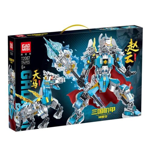 Hộp sản phẩm bộ lắp ráp GAOMISI T2067 Robot Mecha Triệu Vân Thần Thú Biến với 774 mảnh, đồ chơi mô hình cho bé trai 6 tuổi giá rẻ.