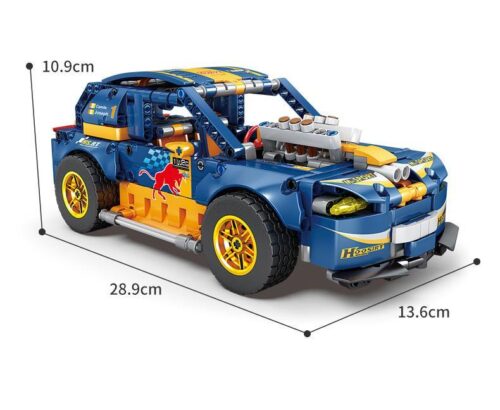 Bộ đồ chơi lắp ráp GBL KY1046 Xe Đua Rally Jialianhua với kích thước chi tiết 28.9x13.6x10.9 cm, phù hợp cho bé trai 6 tuổi trở lên, giúp phát triển tư duy logic và khả năng không gian.