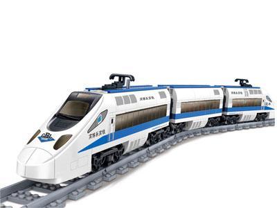 Bộ đồ chơi Tàu Hỏa Tốc Độ Cao GBL KY98104 415 mảnh ghép, có đèn, âm thanh và động cơ điện, phù hợp cho bé trai 6 tuổi, giá tốt.