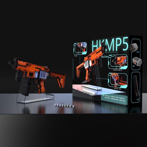 đồ chơi mô hình Súng tiểu liên HK MP5 GEJIA 49010, bắn đạn nhựa liên thanh, món quà tuyệt vời cho bé trai 6 tuổi.