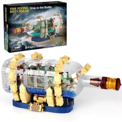 Bộ lắp ghép Generic 92199 Mô hình Tàu trong chai Người Hà Lan Bay, đồ chơi mô hình tàu thuyền cho bé trai 8 tuổi, chất lượng cao, giá tốt