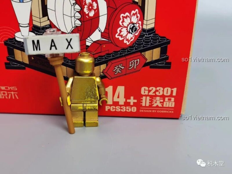 Các gói chi tiết Thỏ Đỏ May Mắn G2301 Gobricks