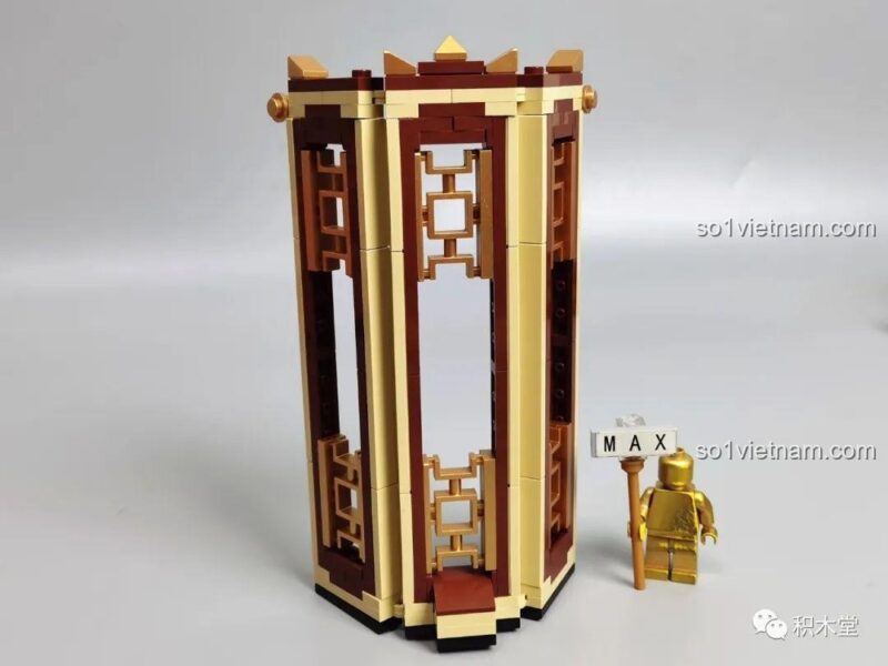 Chi tiết hoa văn trên Thỏ Đỏ May Mắn G2301 Gobricks