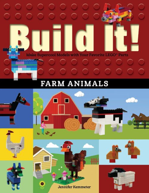 Sách Hướng Dẫn Lắp Ráp Động vật nông trại Graphic Arts Books ISBN9781513260822, hướng dẫn chi tiết, phát triển tư duy sáng tạo cho trẻ 5 tuổi, giá tốt.