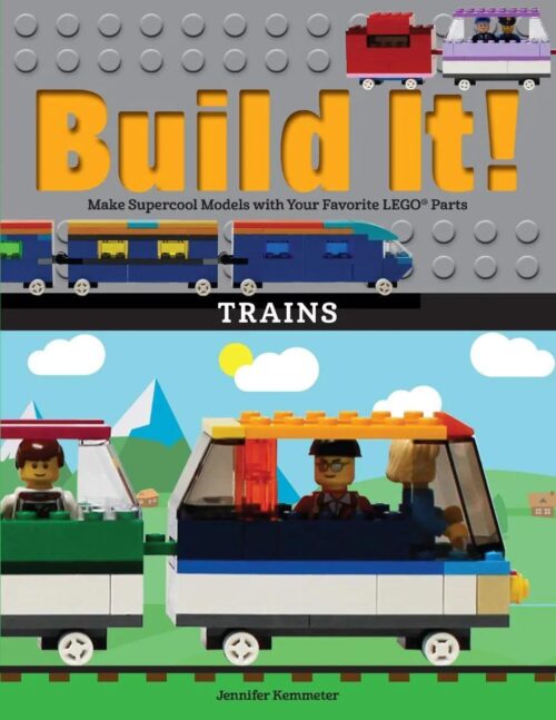 Sách hướng dẫn lắp ráp Tàu hỏa LEGO® Graphic Arts Books ISBN9781513261133, giúp bé trai 6 tuổi phát triển tư duy sáng tạo, giá tốt.