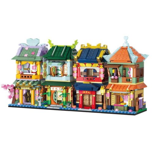 Bộ lắp ghép GUDI 51007 Quán Rượu Túy Tiêu Lâu, mô hình kiến trúc phố cổ Trung Hoa chi tiết tinh xảo, đồ chơi lắp ráp cho bé trai và bé gái 6 tuổi, giá tốt.