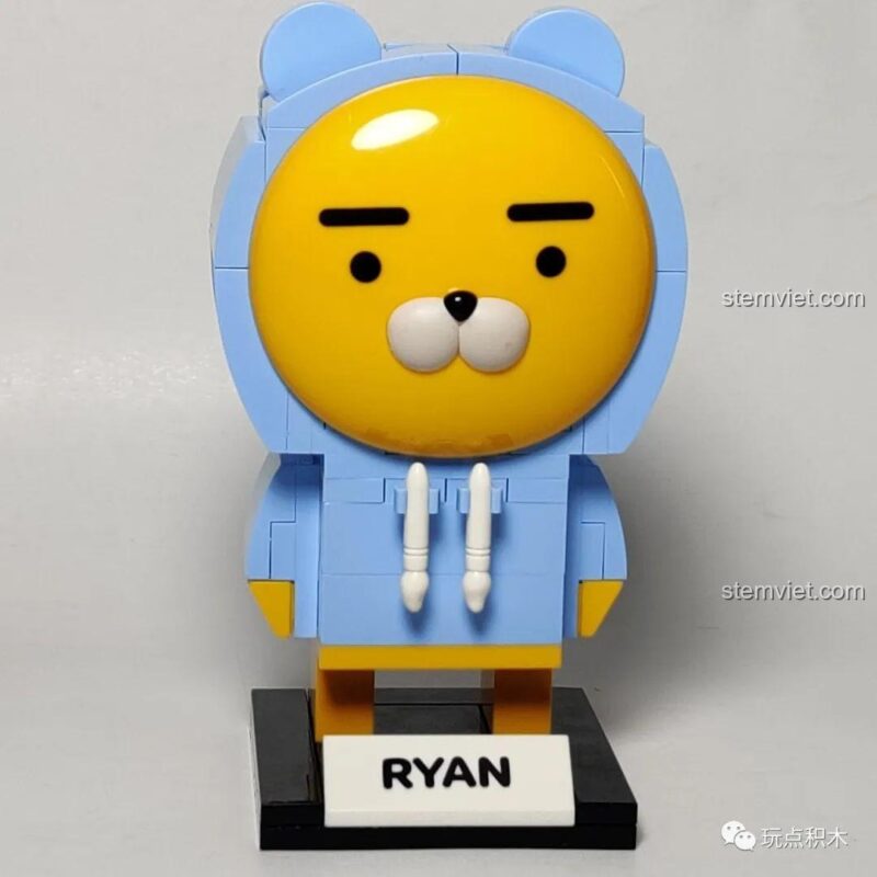 Mô hình Sư tử Ryan GUDI 52001 hoàn thiện, biểu cảm đáng yêu.