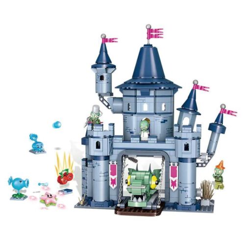 Bộ lắp ghép Lâu đài Zombie Plants vs. Zombies GUDI 60018
