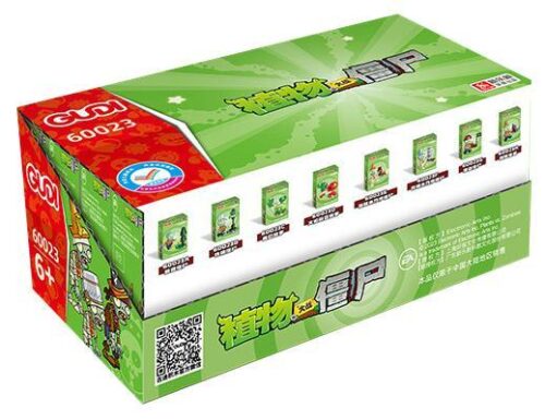 Hộp sản phẩm bộ lắp ghép Plants vs. Zombies GUDI 60023, đồ chơi lắp ráp cho bé trai bé gái 6 tuổi, giá tốt.