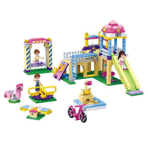 Bộ đồ chơi công viên giải trí GUDI 9604 cho bé gái 6 tuổi, giúp bé sáng tạo và phát triển tư duy, giá tốt.