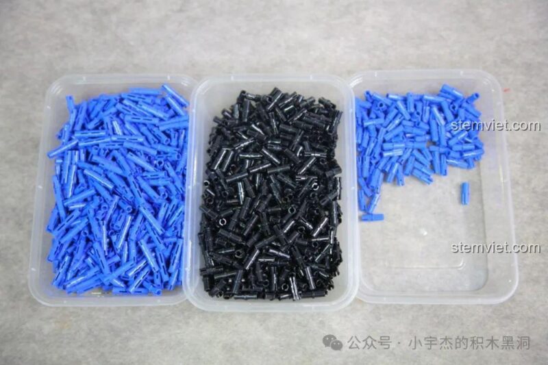 Chất lượng các chốt pin Technic trong bộ GULY 10616.